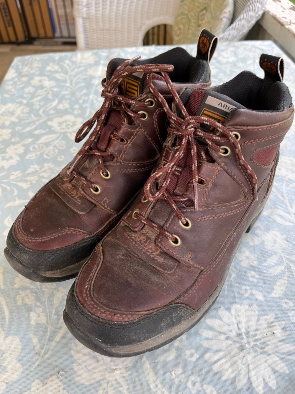 Ariat Terrain Burgundy Boots - Women’s 8B